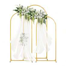 1pc Iron Art Arch Wedding Prop Balloon Arch Stand Wedding Backdrop Decoration Clip-On Style - Gold - View 6