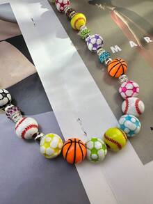 Original DIY Colorful Football Pants Chain Fashionable Men And Women Accessories Y2K Hip-Hop Jewelry Party Holiday Gift Product Color Randomly Sent - Multicolor - View 6
