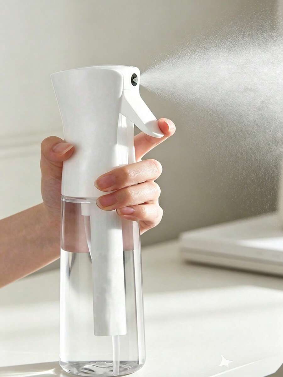 1pc Minimalist Transparent Spray Bottle, PET Material, Ultra-Fine Mist Leak-Proof Anti-Clogging, Home Disinfection Skincare Liquid Dispenser, Practical Daily Gift For Mother's Day