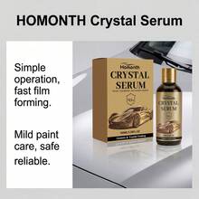 100ML 9H+ Ceramic Car Paint Coating Crystal Essence Set, Hydrophobic Glossy Anti-Scratch Car Paint Sealant, Includes Towel And Sponge, Long-Lasting Car Paint Protection Polishing Care - Liquid - View 7