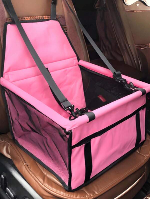 Pet Car Mat Dog Cat Safety Seat Bag Back Seat Special Out Anti Dirty Water Car Seat,Luxury Waterproof Oxford Fabric,Suitable For Front And Rear Seats,Road Trip Dog Car Seat,SUV Backseat Protector,Adjustable 5-Point Safety Belt
