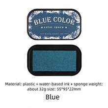 Colorful Space Series Vintage High-Density Oil-Based Ink Pads | DIY Finger Painting Stamp Set With Numerous Color Options - Color Space - View 18