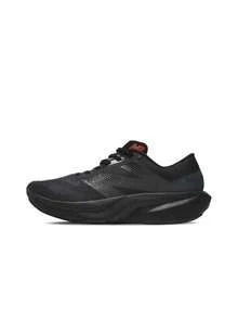 Sepatu Lari Low-Top New Balance Rebel V4 yang Nyaman, Serbaguna, dan Terbuat dari Kain Sederhana untuk Latihan Maraton, Lari Jarak Jauh, Sprint, Uji Fisik, dan Balapan - Unisex - Hitam/Hijau - Hitam - View 1
