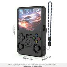 1 chiếc bao silicon mềm bảo vệ cho máy chơi game cầm tay retro R36S, chống sốc chống trầy chống rơi chống trượt, cắt chính xác cho tất cả các nút, thân thiện với da chống vân tay dễ vệ sinh, đi kèm dây đeo, nhiều màu sắc - Xem 3