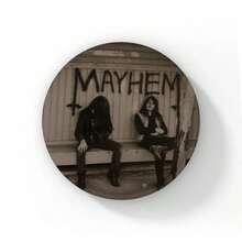 58mm Hot Rock Mayhem Band Soft Button Pin, Vintage Punk Style Badge, Bag Decoration Accessory, Fan Collectible, Gift For Friends - 58 mm - View 10