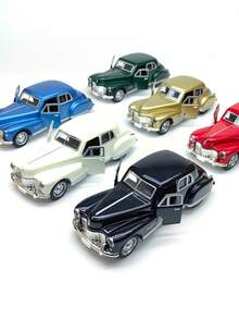 Children's Alloy Racing Car Model, Boys' Realistic Gliding Race Car Ornament, Mini Toy Car - White - View 1