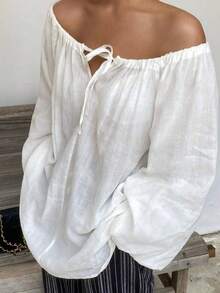 Women Blouses & Shirts - Yellow - View 2