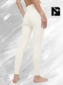 High-Waist Airbrush Legging - Ivory - View 2