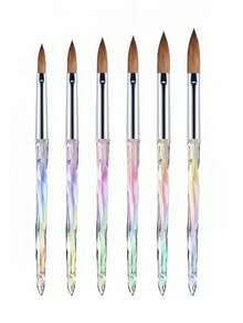 6-Piece Acrylic Nail Art Pen Set, Nail Design Tools, Multiple Styles And Uses: 3D Nail Gel Pens And Acrylic Nail Art Pens, Suitable For Home And Salon Nail Art Projects - Multicolor - View 15