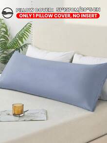 1 pieza Funda de almohada suave, funda de almohada larga, funda de almohada de tamaño estándar, cierre de sobre, resistente a las arrugas, resistente a la decoloración, resistente a las manchas, sin relleno de almohada, tamaño 20x54 pulgadas, 20x36 pulgadas, adecuado para decoración de primavera/verano, decoración de habitación, suministros de estudio - Multicolor - Ver 12