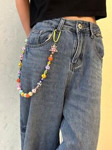 Original DIY Colorful Football Pants Chain Fashionable Men And Women Accessories Y2K Hip-Hop Jewelry Party Holiday Gift Product Color Randomly Sent - Multicolor - View 11