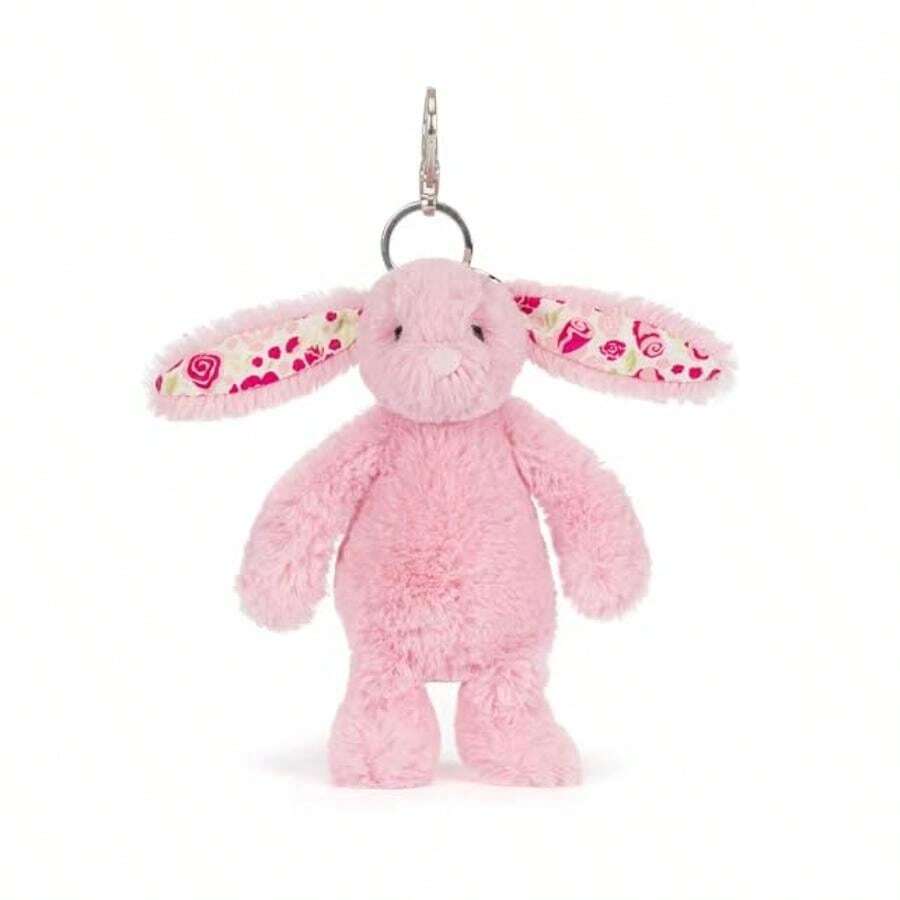 Jellycat Blushkin Blossom Bunny Bag Charm - China Exclusive - Pink - View 1
