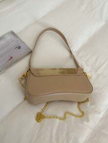 New Versatile Shoulder Bag - Khaki - View 8