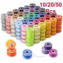 10/20/50Pcs Multicolor Sewing Machine Bobbins Spools Reusable Plastic Bobbins For Home Sewing Accessories Tools - A - View 1