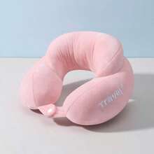 1pc Travel Pillow, U-Shaped Neck Pillow, Ultra-Lightweight Portable Headrest, Perfect For Airplane, Car, Home, Office, Sleep And Rest, Back To School Season - One Size Fits All - View 17