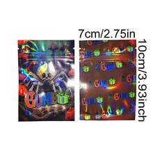 100pcs Holographic 3D Laser Zip Lock Plastic Bags - Vibrant Iridescent Colors, Sealed Zip Lock Smell-Proof Pouch, High Quality & Resealable Mylar Bags For Party Favors, Jewelry, And Gift Packaging, Perfect For Christmas And Events, Gift Bags - Mix Color - View 3