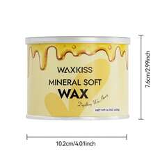 WAXKISS Lilin Penghilang Bulu Seluruh Tubuh - 400g Lilin Lembut dalam Stoples, Lembut & Tanpa Rasa Sakit untuk Lengan, Kaki, Ketiak, Cocok untuk Semua Jenis Kulit, Penggunaan di Rumah untuk Wanita & Pria - beraneka warna - View 11