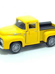 逼真金屬玩具車，兒童慣性越野賽車，收藏展示模型小賽車 - 黃色 - 查看 7
