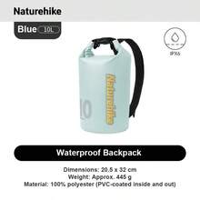 10L/15L/25L 乾濕分離背包 防水袋，捲頂設計，IPX6 防水 - 彩色 - 查看 12