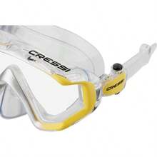 Comfortable, Pure Silicone Diving/Snorkeling Mask - 杏色 - 查看 6