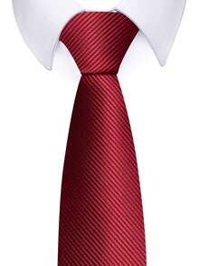 1 Peça Gravata Masculina de Cor Sólida com 8CM de Largura, Adequada para Combinar com Camisas e Ternos, Ideal para o Ambiente de Trabalho, Entrevistas de Emprego, Reuniões Formais - Cores misturadas - Visão 13