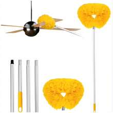Vacuum Extension Wand Set – Dusting Brush – Washable – Ceiling & Fan – Home Cleaning - Standard - Übersicht 11