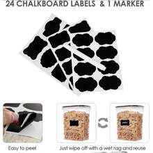 8 Airtight Storage Jars With Lids, Dishwasher, And Include Labels. Perfect For Organizing And Storing Grains In Your Kitchen Pantry. - 查看 4