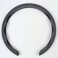1pc Anti-Slip Steering Wheel Cover - Suede Material + Sweat-Absorbent + C-Shaped Integrated Embedded Design + No Inner Ring, For Car/MPV/SUV/RV/Pickup/Van, Friendly Reminder: This Product Cannot Be Used If The Steering Wheel Inner Diameter Exceeds 42cm(16.54''). - 1pc - View 13
