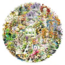 50pcs Forest Pastoral Fresh Transparent Stickers, Garden Secret Dreamy Aesthetic Decorative Phone Case & Notebook Stickers - 50 Photos Of a Hidden Garden Paradise - View 6