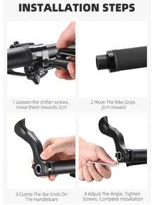 WEST BIKING 1 Pair Bike Handlebar Auxiliary Grips For Mountain Bike Ideal For Daily Commute Off Road Racing And Long Distance Riding - Multicolor - View 11