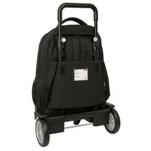 Real Betis Balompié | Betis Balompié School Backpack, Adaptable To Trolley (Without Trolley), Water Resistant, Official License, 2 Large Compartments, Bottle Pocket - Roda (5) - View 3