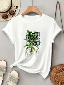 Women T-Shirts - 白色 5 - 查看 7
