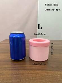 1pc Silicone Portable Ice Cube Mold, Cylindrical 3D Ice Making Grinding Tool, Easy Release Silicone Ice Tray, Ice Cream Mold, Reusable Ice Maker Suitable For Home, Bar, Club And Outdoor Summer Drink Making, Holiday Essential, Kitchen Utensil And Kitchen Accessory - Multicolor - View 18