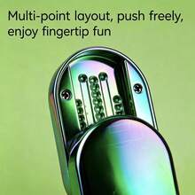 2026 World Cup Football Spinner EDC Push Slider Keychain Magnetic Fidget Toy Rotatable Soccer Ball Stress Relief Key Ring Portable Office Anxiety Relief Fidget Gadget Car Key Accessory Gift For Men Teen Soccer Fans - Multicolor - View 7