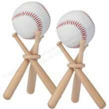Soporte de Madera para Exhibición de Pelotas de Béisbol Tipo Grada, Decoración de Centro de Mesa para Entusiastas del Béisbol, para Escritorio (Pelota de Béisbol No Incluida) - Albaricoque - Ver 8