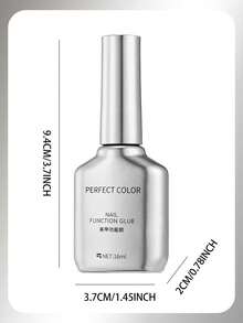 PERFECT COLOR 16ml Base Coat Gel para Uñas, Fórmula Anti-Desprendimiento con Barrera de Color, Autonivelante & Fácil Aplicación, Gel Soak Off UV LED - Capa base de gel - Ver 8