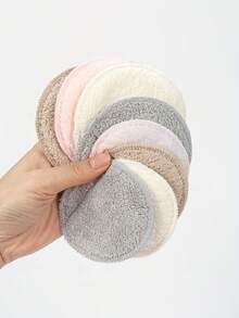 3 Pieceswashable And Reusable Makeup Removal Glove Set, Suitable For All Skin Types For Facial Cleansing, Makeup Removal, And Washing - Multicolor - View 6