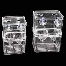 High Clear Acrylic Fish Tank Breeding Isolation Box Aquarium Breeder For Small Fish Betta Hatching Incubator With Suction Cup - View 1