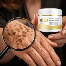 1pcs Kojic Acid Brightening Cream | Evens Skin Tone, Dark Spots And Dullness - Fast Brightening With Arbutin, Niacinamide, Vitamin E & C - Non-Greasy, Suitable For Men And Women - Brightening Moisturizer, Day And Night Use,Holiday Gift 50G - Brightening Cream - View 10