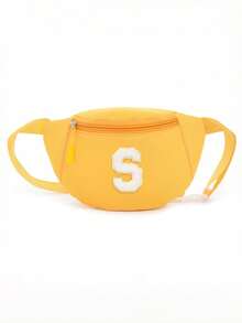 1pc Girls Waist Bag, Cute Sling Crossbody Bag, Shoulder Bag, Backpack, 26 Letters Chest Bag, Suitable For Daily, Outdoor, Travel, Hiking, Portable Use, Ideal Gift Choice - Multicolor - View 30