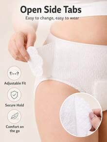 6pcs/Pack, Adjustable, Easy To Wear And Remove, Leak-Proof, Breathable, High Absorbency, Soft And Breathable Period Safety Panties, Random Pattern, Disposable Menstrual Panties, Travel Pack, Leak-Proof Menstrual Panties, Daily Sanitary Pads - Period Pants - Upgraded Version - View 4