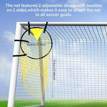Soccer Goal Training Net Target Pocket Free Kick Shooting Practice Target Soccer Goal Positioning Training - Yellow - View 3