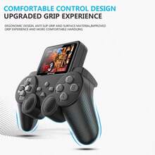 520-In-1 Retro Gaming Handheld Console With , Built-In Classic Arcade Games, AV TV Output, 2.4" Screen, Rechargeable - Black - View 8