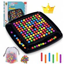 120 PCS Rainbow Ball Matching Toys Board Game Interaction Puzzle Toy - Multicolor - View 1