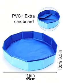 可折疊 PVC 足浴池，便攜式可折疊足部浸泡桶，適用於地上式游泳池，易清洗附排水塞的足部清洗盆 - 多款 - 查看 9