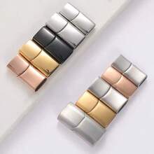 1Pc/2Pcs Magnetic Buckle, Flat Rectangular Magnetic Buckle, Inner Hole With Rounded Corners, Wrist Cord Buckle, Craft Jewelry Accessories Making Material, Jewelry & Watch Accessories > Jewelry Accessories > Bracelet Accessories, Jewelry Making Supplies Category, DIY Jewelry Accessories, Bracelet Connector Buckle - Multicolor - View 10