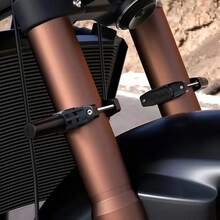 1/2pcs Multifunctional Aluminum Alloy Motorcycle Headlight Bracket, Suitable For ATV And Other Models, Selected Premium Aluminum Alloy, Rust-Resistant And Durable, Comes With Easy Installation Kit, Easily Install, Provide Stable Support For Your Vehicle's Headlight - Motorcycle Mounting Bracket - View 2