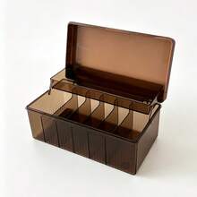 Transparent Portable Double-Layer Eyelash Extension Storage Box (With Lid) - Ideal For Lash Artists, Perfect For Beauty Products And Cosmetics Storage - Upgrade Storage Box With Lid - View 5