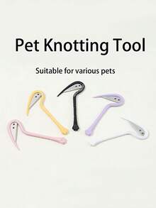 5er-Set Haarentfernung und Knoten-Schneidewerkzeuge für Haustiere, Knoten-Schneidewerkzeuge und Knoten-Schneidekämme, geeignet zur Reinigung des Fells von Katzen und Hunden, um es ordentlich zu halten, effektive Haustierpflege-Werkzeuge zum Entfernen von Knoten bei Katzen und Hunden, Haustierbedarf, langanhaltend - Verschiedenfarbig - Übersicht 1