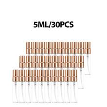 6 件/30 件/50 件 2ML/3ML/5ML/10ML 空玻璃喷雾瓶，可再填充迷你香水雾化器，带镀金喷雾器的便携式旅行样品瓶，男女通用化妆品容器，适合作为送给父母和朋友的礼物 - 彩色 - 查看 96